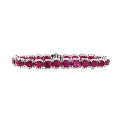 GIA CERTIFIED BURMA
RUBY BRACELET