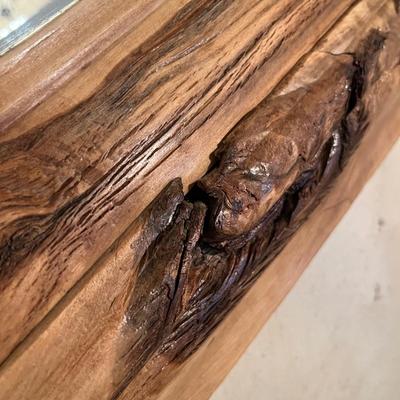 Rustic Knotty Pine mirror