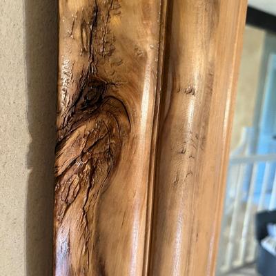 Rustic Knotty Pine mirror