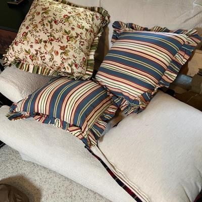 Bird and Stripped pillows