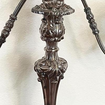 REED & BARTON ~ Pair ~ 2 Piece Silver Plated Candelabras ~ *Read Details