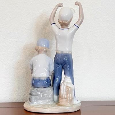 MEICO INC. ~ Baseball Brothers Porcelain Figurine