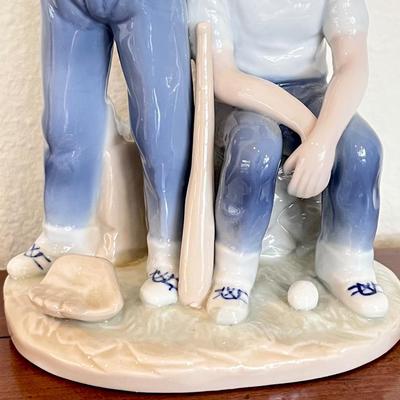 MEICO INC. ~ Baseball Brothers Porcelain Figurine