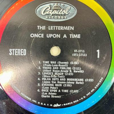Vintage Vinyl Album 33RPM: The Lettermen "Once Upon a Time"