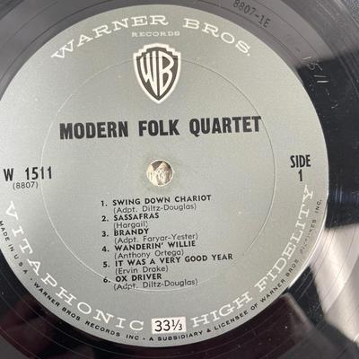 (2) Vintage Vinyl 33RPM Record Albums by The Modern Folk Quartet