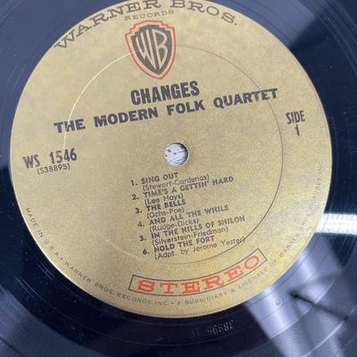 (2) Vintage Vinyl 33RPM Record Albums by The Modern Folk Quartet