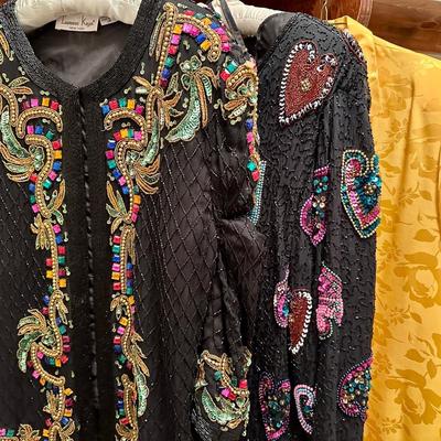 Vintage 80’s beaded jackets 1x