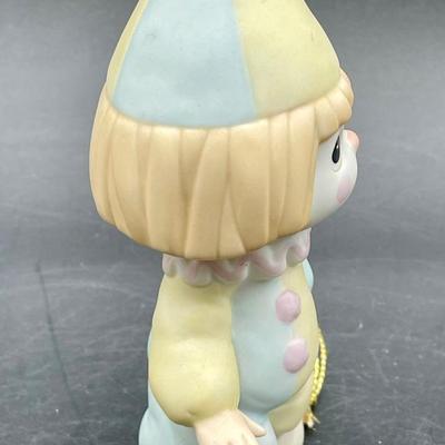 Precious Moments 1985 Animal Circus Clown Enesco bisque china figurine