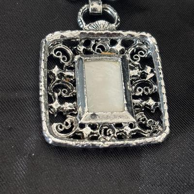 Watch Pendant or pin /Silver/Art Deco