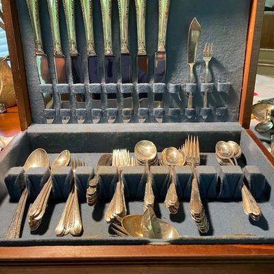 International Sterling Flatware Set Service for 8