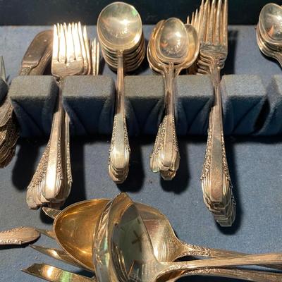 International Sterling Flatware Set Service for 8