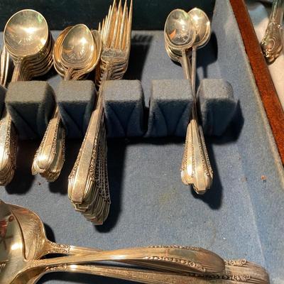 International Sterling Flatware Set Service for 8