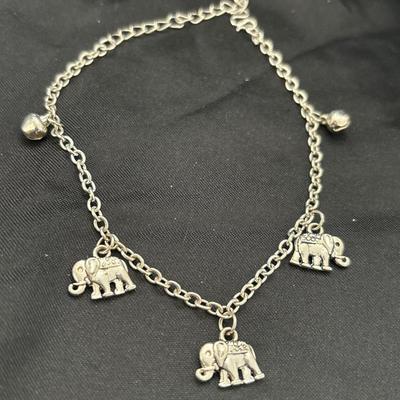 Elephant Ankle Bracelet~ The Road To Mandalay ~ Silver Elephant Charm Anklet