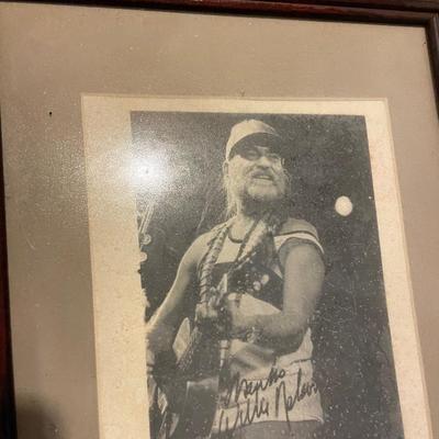 Signed Willie Nelson & Charlie Daniels Photos