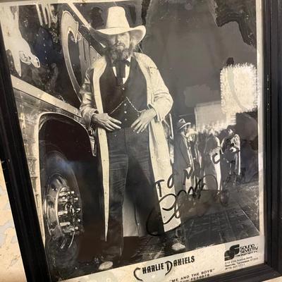 Signed Willie Nelson & Charlie Daniels Photos