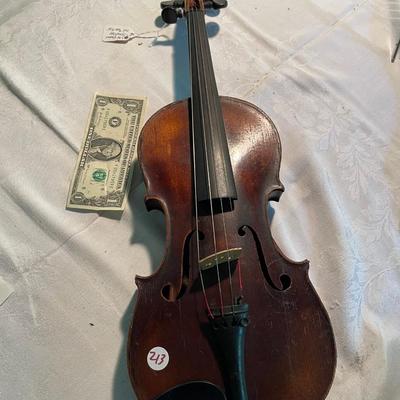 3/4 German Stradivarius Copy Violin