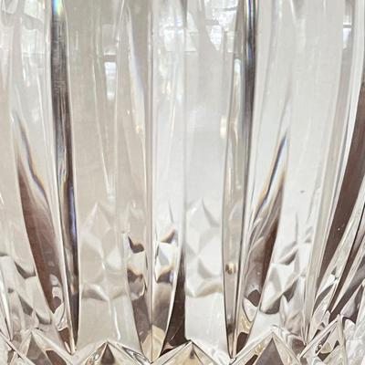 WATERFORD ~ 23” Crystal Electric Table Lamp
