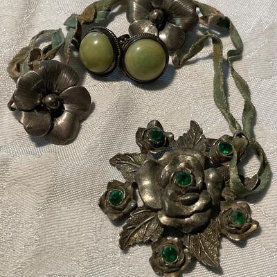 Vintage Necklace & Earrings
