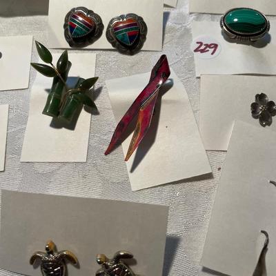Earring Lot Some Sterling