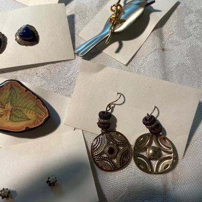 Earring Lot Some Sterling