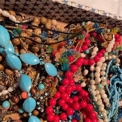 Beads Necklaces Coral, Turquoise, Costume