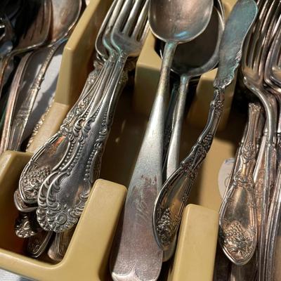 Silver Plated Flatware & Dishes