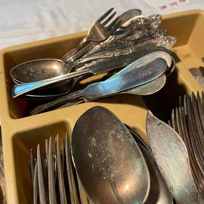 Silver Plated Flatware & Dishes