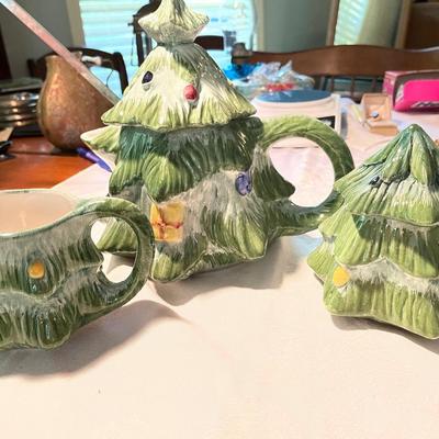 Italian Christmas Tea Set