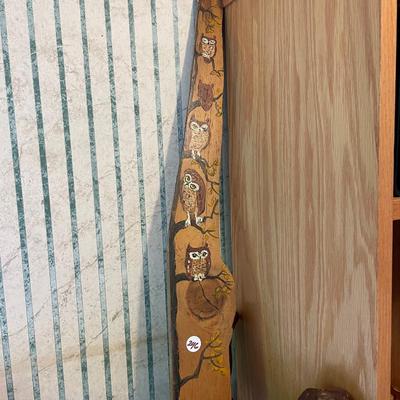 Owl Folk Art Signed Hilda