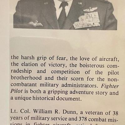 Vintage Book: Fighter Pilot by William R. Dunn