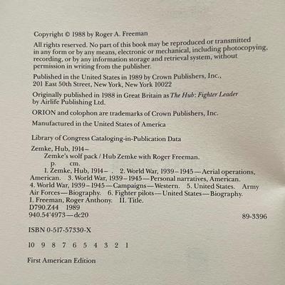 Vintage Book: Zemke's Wolf Pack, the story of the 56th Fighter Group in WWII