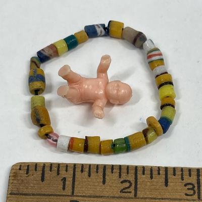 Costume Jewelry Bracelet and King Cake Baby Jesus