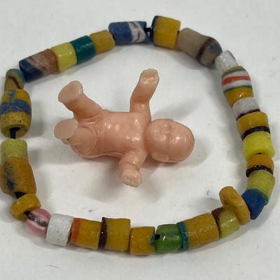 Costume Jewelry Bracelet and King Cake Baby Jesus