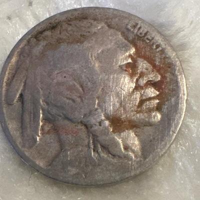 INDIAN HEAD BUFFALO NICKEL DATE UNKNOWN