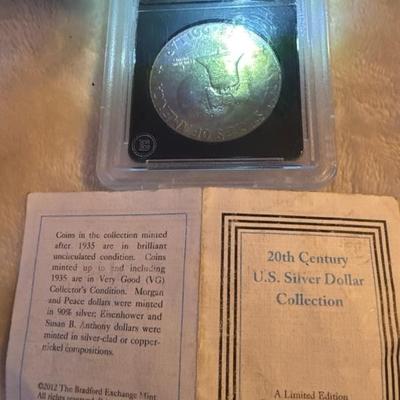 1776-1976 Authenticated Brilliant Uncirculated Eisenhower Dollar