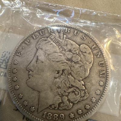 1889 MORGAN SILVER .999 1 oz Dollar U S COIN