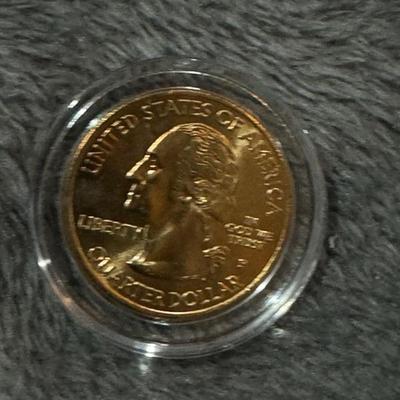 2009 Northren Mariana Islands U S Gold Quarter
