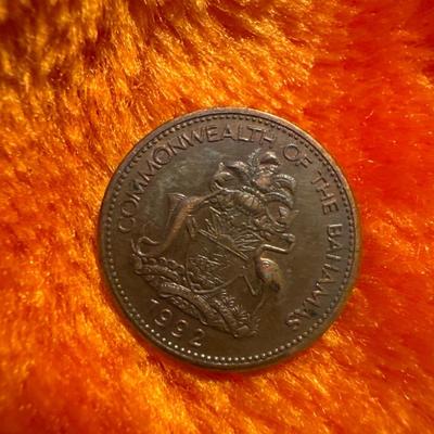 Bahamas One Cent 1992"You Grade It" - Starfish
