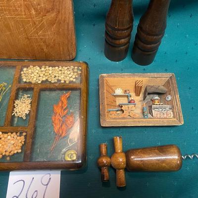 Vintage Wooden Kitchen Lot