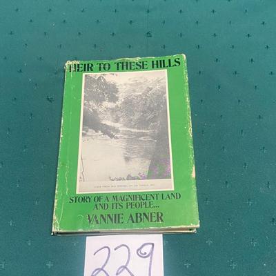 Vintage Heirs of These Hills Book