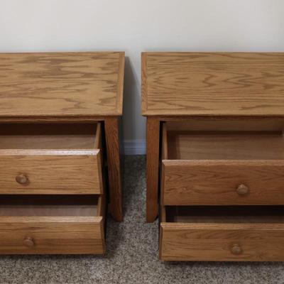 Two Drawer Nightstands (2)