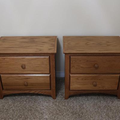 Two Drawer Nightstands (2)