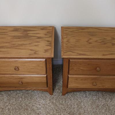 Two Drawer Nightstands (2)