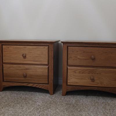 Two Drawer Nightstands (2)