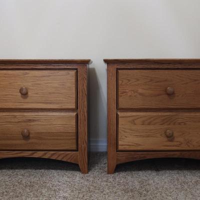 Two Drawer Nightstands (2)