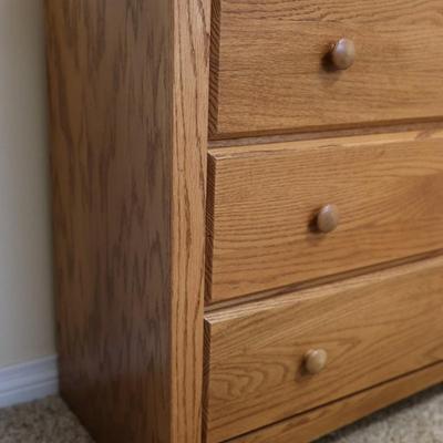 Six Drawer Dresser with Mirror