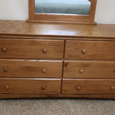 Six Drawer Dresser with Mirror - Excellent Condition!