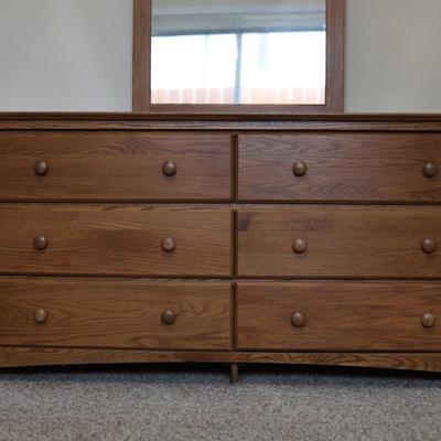 Six Drawer Dresser with Mirror - Excellent Condition!