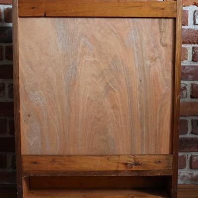 EVANS SPORTS - Solid Wood Four Gun Wall Rifle Rack