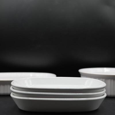 CORNING Ware Dishes (5) & Trivet (1)